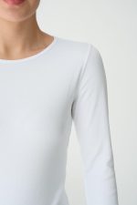 Uzun Kol Örme Body - Beyaz - Görsel 2