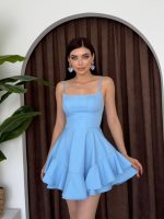 Common İp Askılı Elbise - Görsel 3