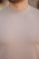 Erkek Yarım Balıkçı Yaka Kısa Kollu T-shirt - Görsel 3