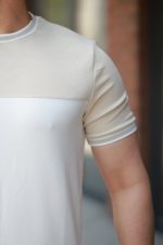 Erkek Parçalı Renk Kısa Kollu Tişört - Görsel 3