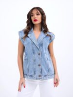 5751 KOT YELEK-MAVİ - Görsel 3