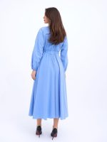 5903 ELBİSE-MAVİ - Görsel 3