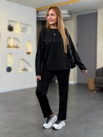 Kadın Inci Detay Modal Kumaş Ikili Takım - Görsel 3