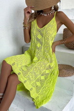 Kadın Ince Askılı Triko Elbise - Görsel 2