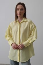 Uzun Kol Gömlek - Sarı