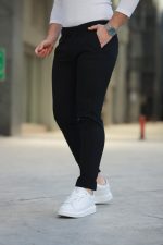 Erkek Bel Toka Detaylı Pileli Pantolon - Görsel 3