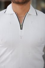 Erkek Yakalı Kısa Kollu T-shirt - Görsel 3