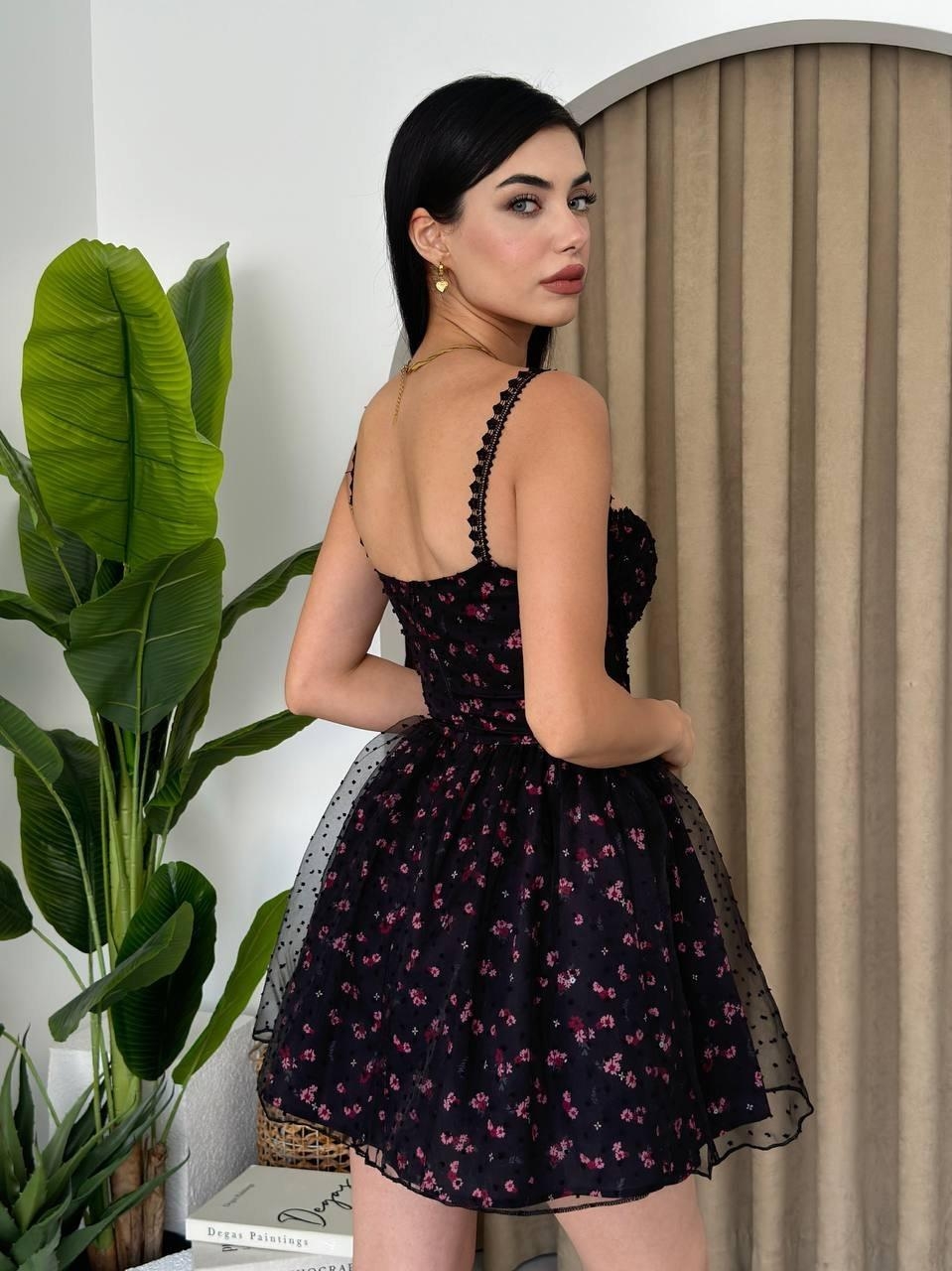 743927d8eaa5189a062d Vranye Mini Elbise - Görsel 1