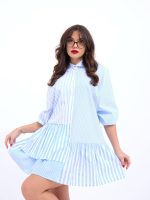 6311 ELBİSE-MAVİ - Görsel 3