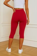 Kadın Yüksek Bel Dalgıç Midi Tayt - Görsel 2