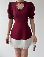 Safe Kalp Detaylı Elbise - Görsel 2