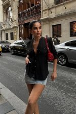 Poulina Flamlı Keten Gömlek 3257-08