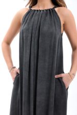 7387 ELBİSE-SİYAH - Görsel 3