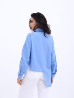 5419 GÖMLEK-KOYU MAVİ - Görsel 2