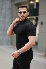 Erkek Hemşire Yaka Kısa Kollu Tişört - Görsel 2