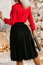 Metal Düğmeli, Apoletli Kol Ve Cep Detay Moskrep Gömlek - Görsel 3