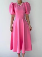 Catania Balon Kol Elbise - Görsel 2