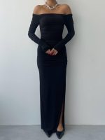 Vasco Madonna Drapeli Elbise - Görsel 2