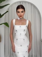 Ners Taş Detaylı Elbise - Görsel 3