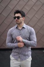 Erkek şamre Kumaş Gömlek - Görsel 2