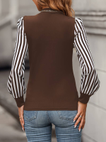 Kadın Uzun Kollu Balıkçı Yaka Bürümcük Bluz - Görsel 2