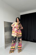 Desenli Gömlek Ve Desenli Pantolon Takım - Görsel 2