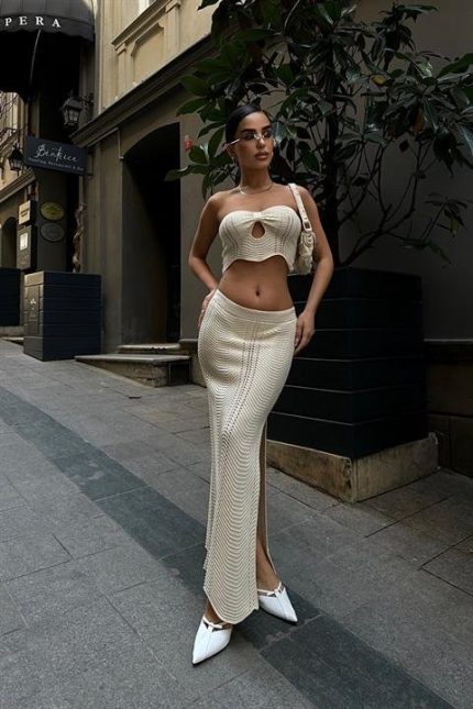 Mischa Cut Out Ajurlu Takım 9839