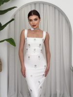 Ners Taş Detaylı Elbise