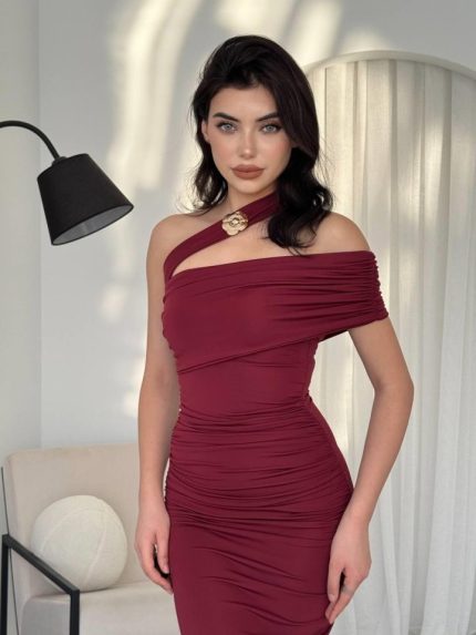 Reta Çapraz Omuz Elbise