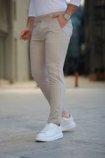 Erkek Bel Toka Detaylı Pileli Pantolon - Görsel 3