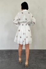 Hardal Brode Mendilli Elbise - Görsel 3