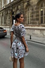 Lindsey Çiçek Desenli Elbise 2276-10 - Görsel 3