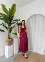 Dora Çiçek Detaylı Elbise - Görsel 3