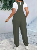 Kadın Askılı Halter Yaka şalvar Tulum - Görsel 3