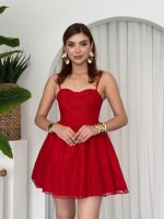 Toba İp Askılı Elbise - Görsel 3