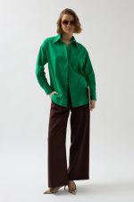 Sırt Dekolteli Bağcıklı Gömlek - Görsel 2