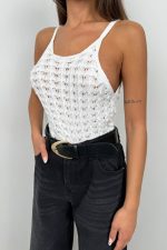 Askılı Triko Bluz - Görsel 3