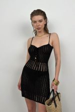 Mini Örgü Elbise - Görsel 3