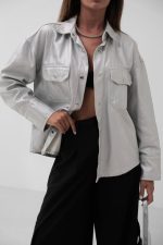 Metalik Denim Ceket - Görsel 3