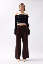 Omuz Dekolte Straplez Bluz - Görsel 2