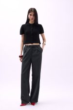 Bebe Yaka Düğmeli Bluz - Görsel 3