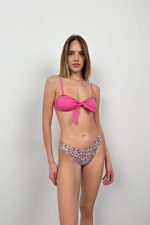 Fiyonk Detay Çiçekli Bikini Takım - Görsel 2