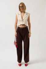 Düğme Detay Cepli Yelek - Görsel 2