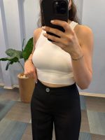 Yüksek Bel Palazzo Metal DüğmePantolon - Görsel 3