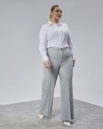 Poly Viscose Full Lycra Beli̇ Lasti̇kli̇ Battal Pantolon