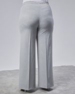 Poly Viscose Full Lycra Beli̇ Lasti̇kli̇ Battal Pantolon - Görsel 2