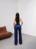 Yüksek Bel Straight Fit Palazzo Pantolon - Görsel 2