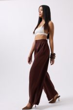 Casual Yüksek Bel Pantolon - Görsel 3