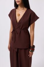 Bağcık Detay Yelek - Görsel 3