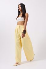 Casual Yüksek Bel Pantolon - Görsel 3